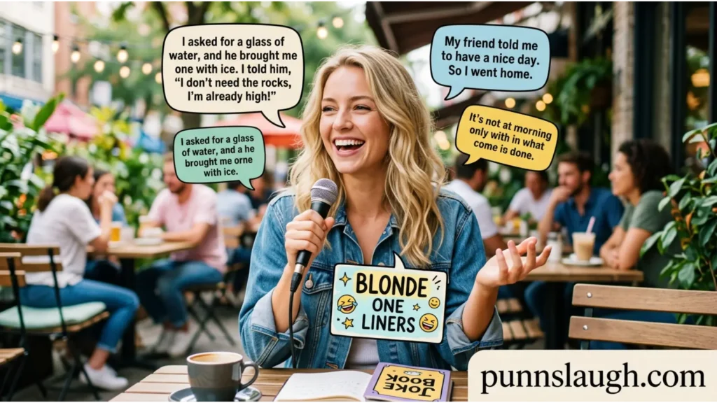 Funny Blonde One Liners