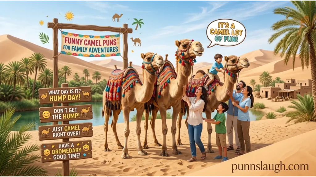 Funny Camel Puns for Family Adventures