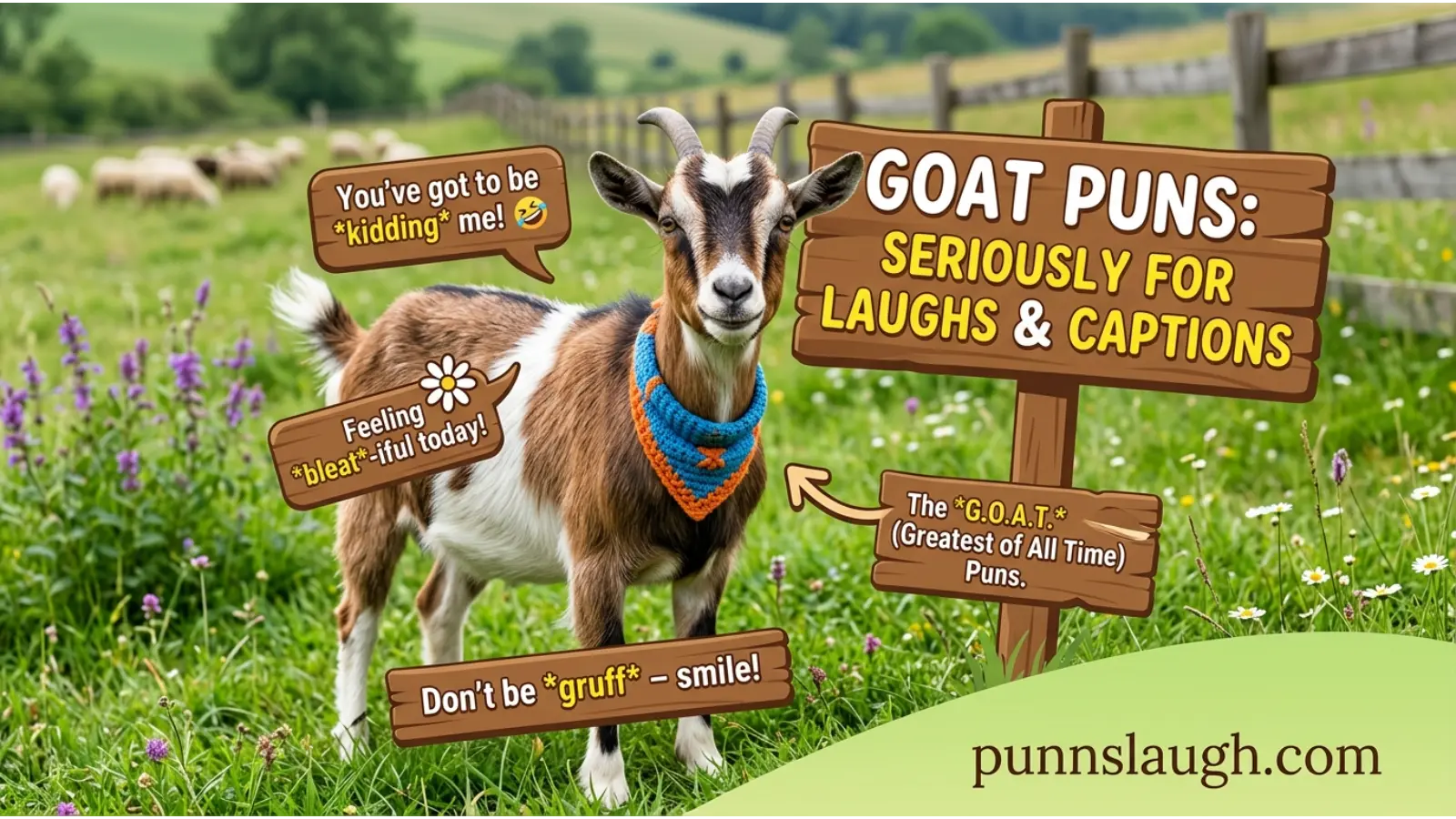Goat Puns That Are Seriously for Laughs and Captions