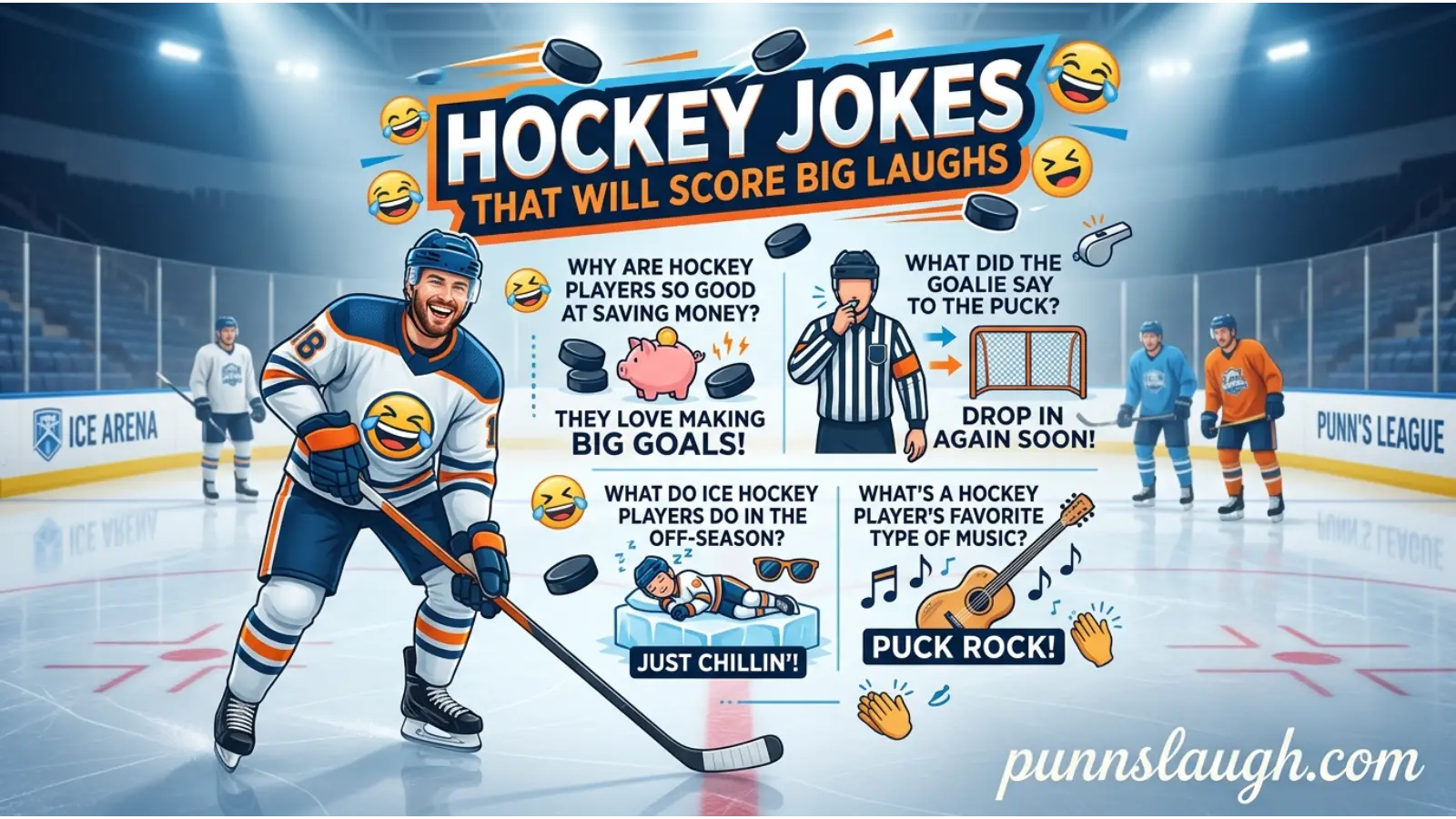 Hockey Jokes That Will Score Big Laughs