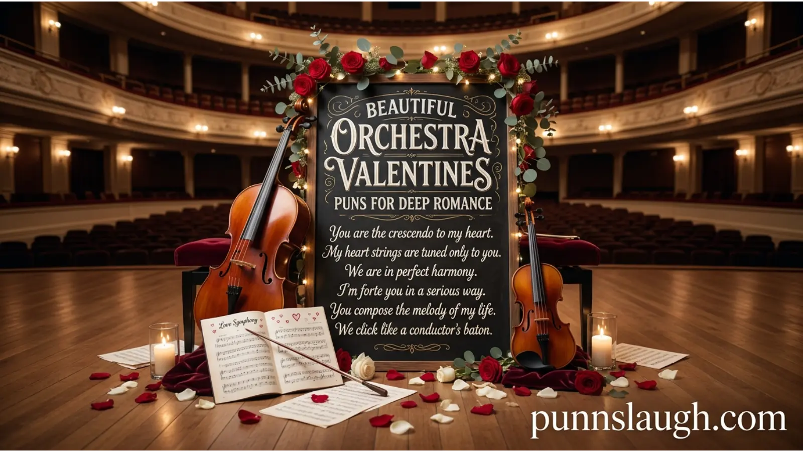 Beautiful Orchestra Valentines Puns for Deep Romance