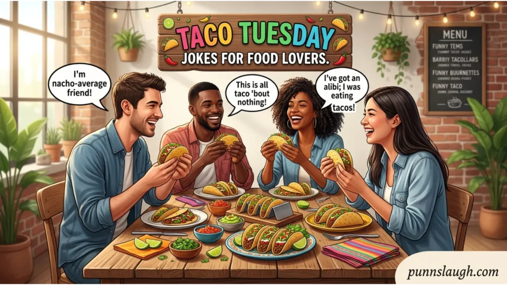Taco Tuesday Jokes for Food Lovers.