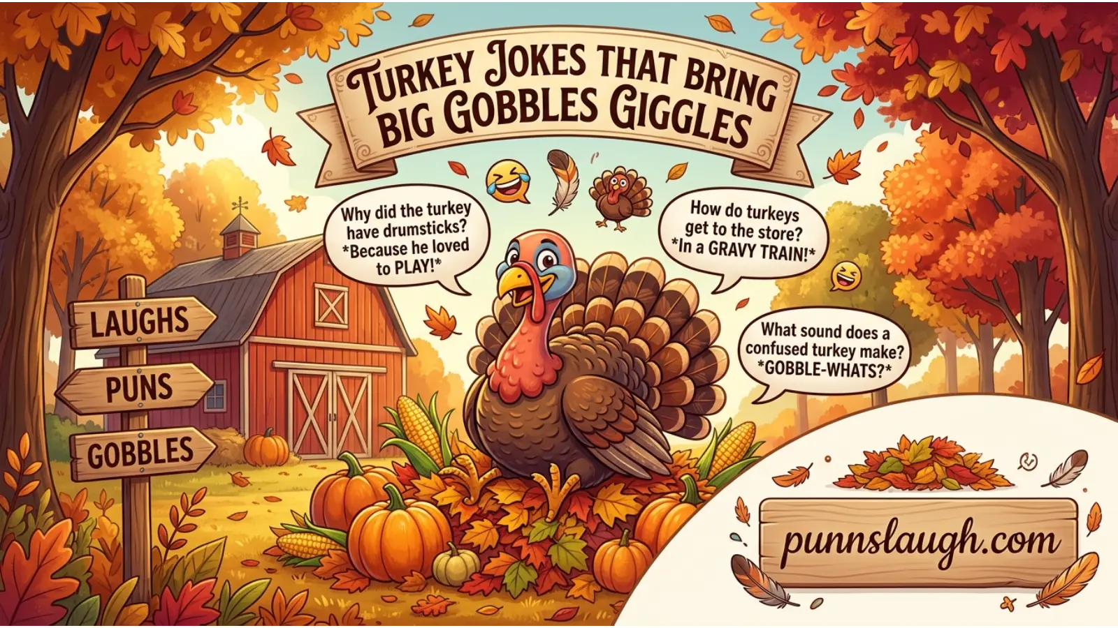Turkey Jokes That Bring Big Gobbles Giggles