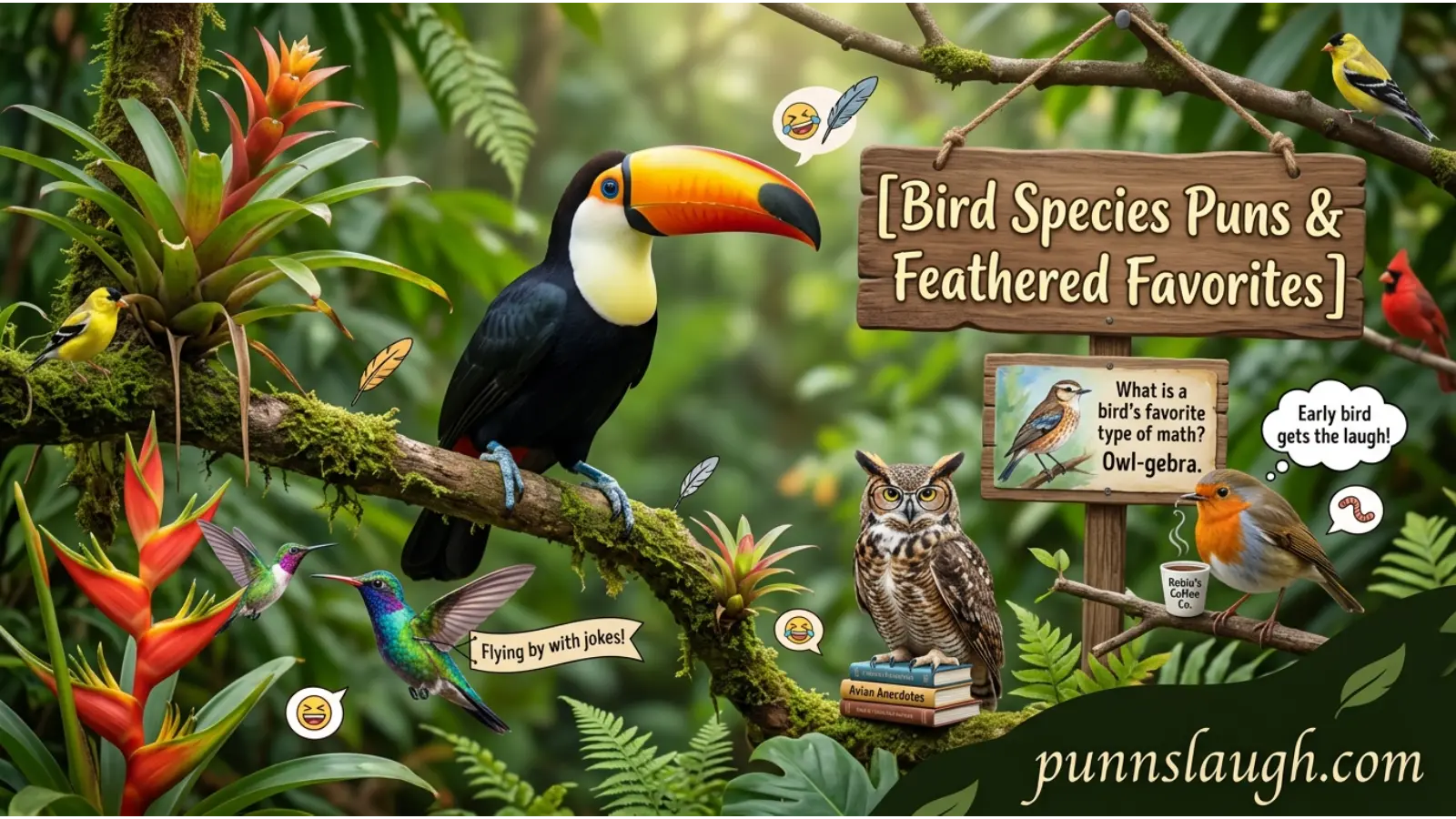 Bird Species Puns And Feathered Favorites