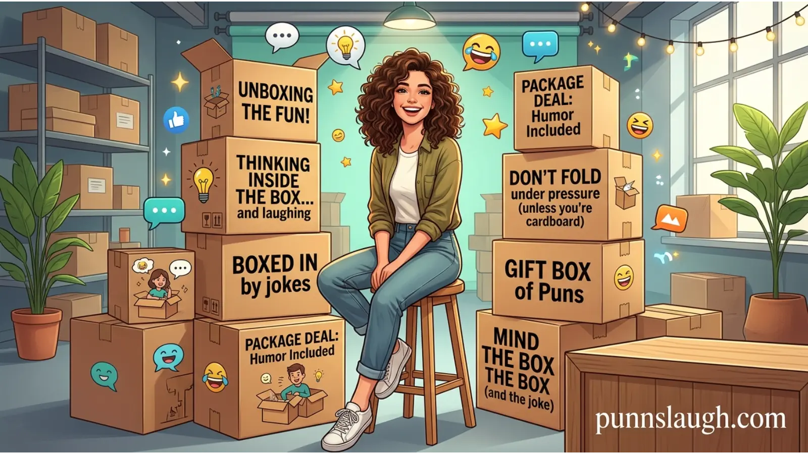 Box Puns for Memes and Internet Humor.