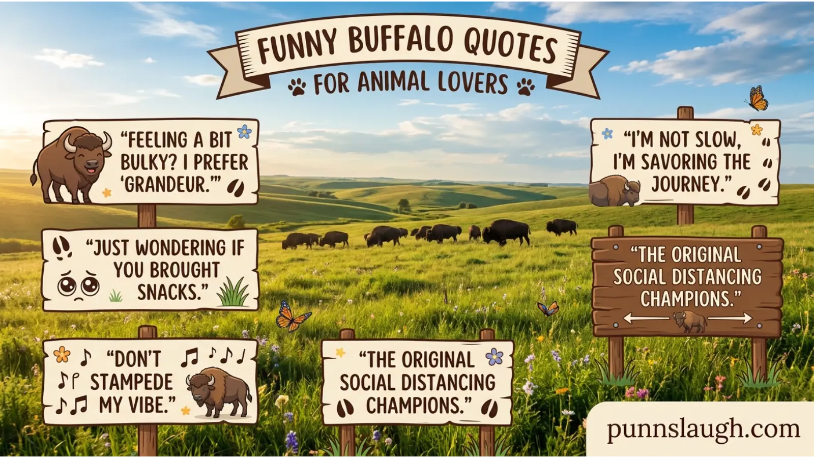 Funny Buffalo Quotes for Animal Lovers