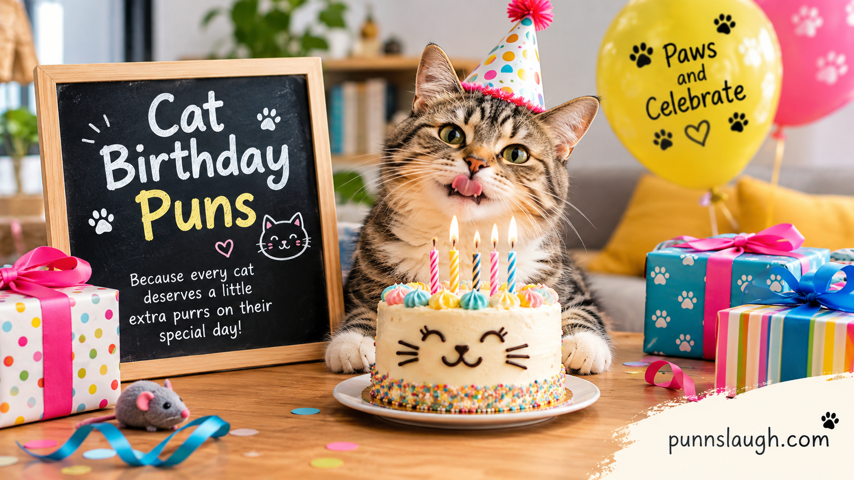 Cat Birthday Puns