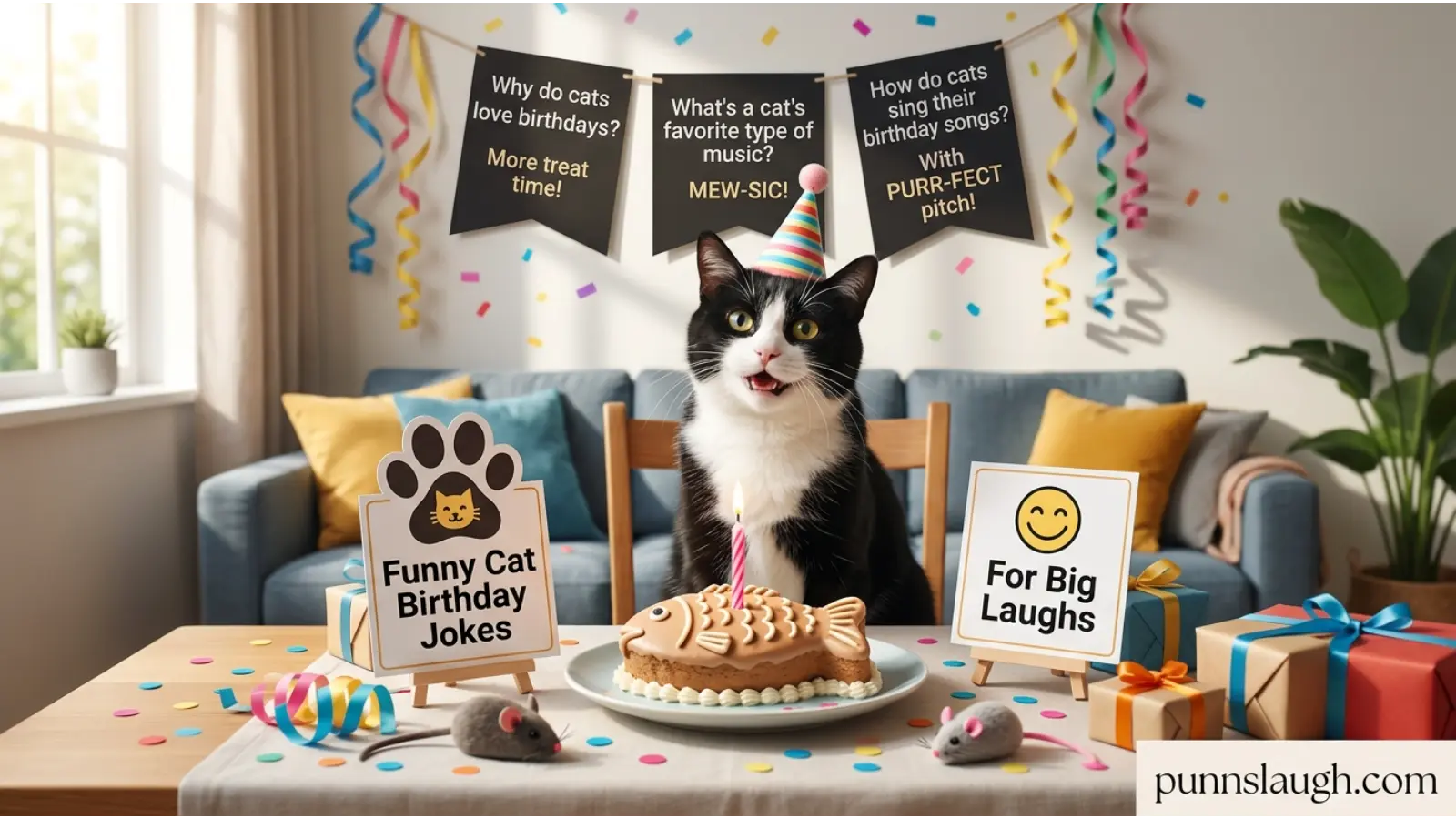 Funny Cat Birthday Jokes For Big Laughs
