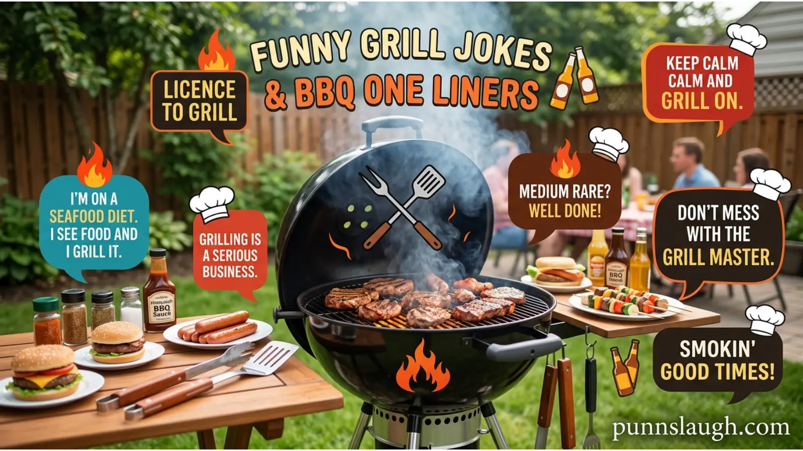 Funny Grill Jokes and BBQ One Liners