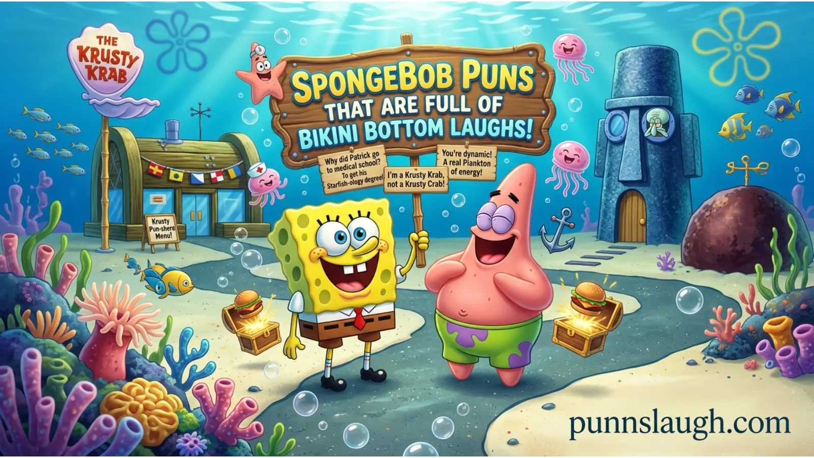 SpongeBob Puns That Are Full of Bikini Bottom Laughs