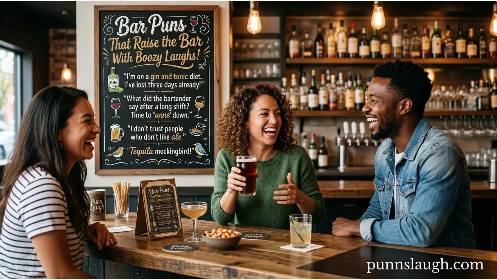 Bar Puns That Raise the Bar With Boozy Laughs