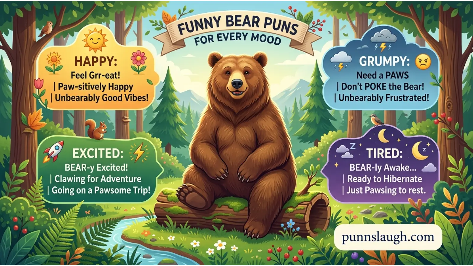 Funny Bear Puns for Every Mood