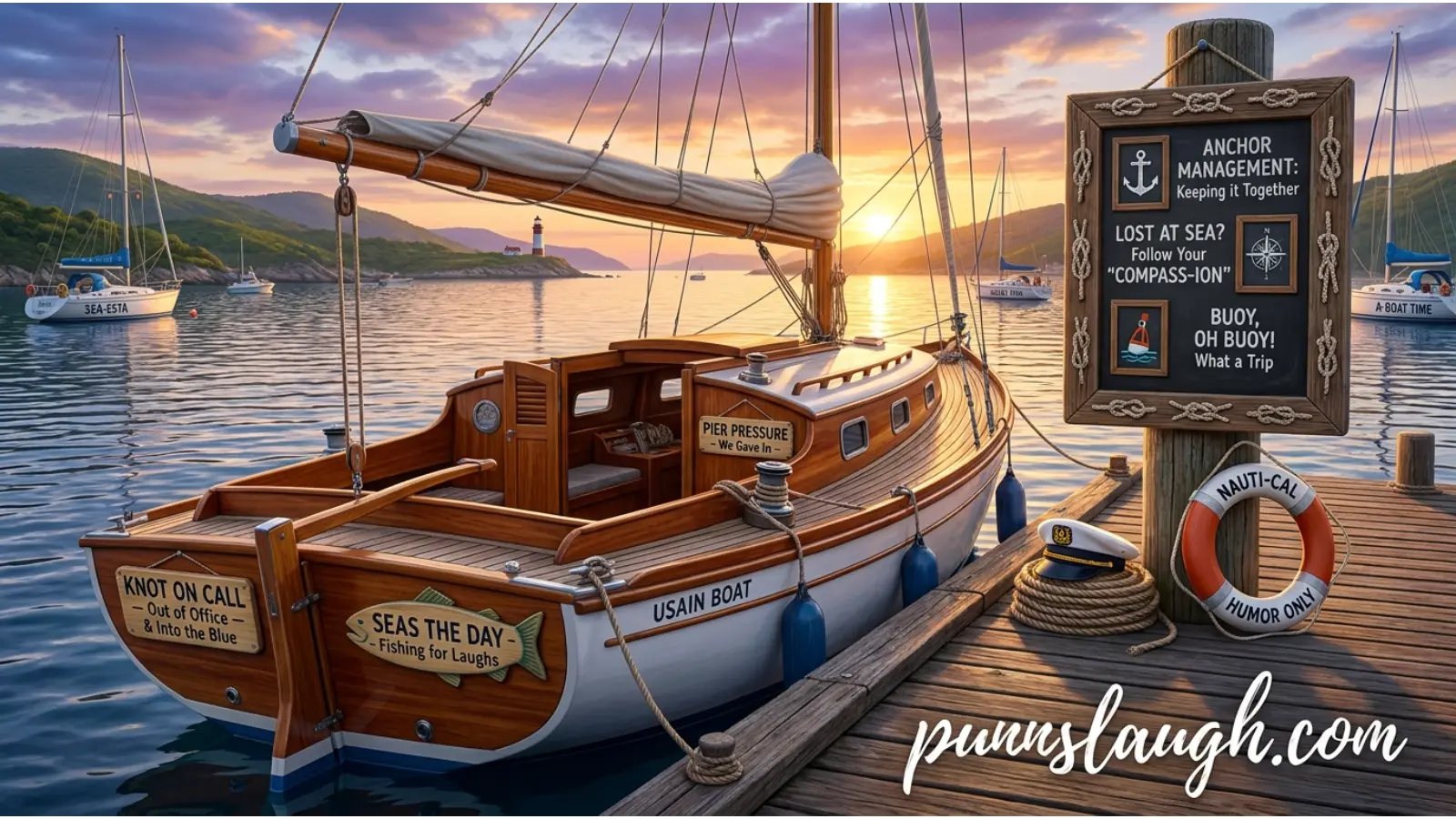 Boat Name Puns That Make Every Boat Trip More Fun