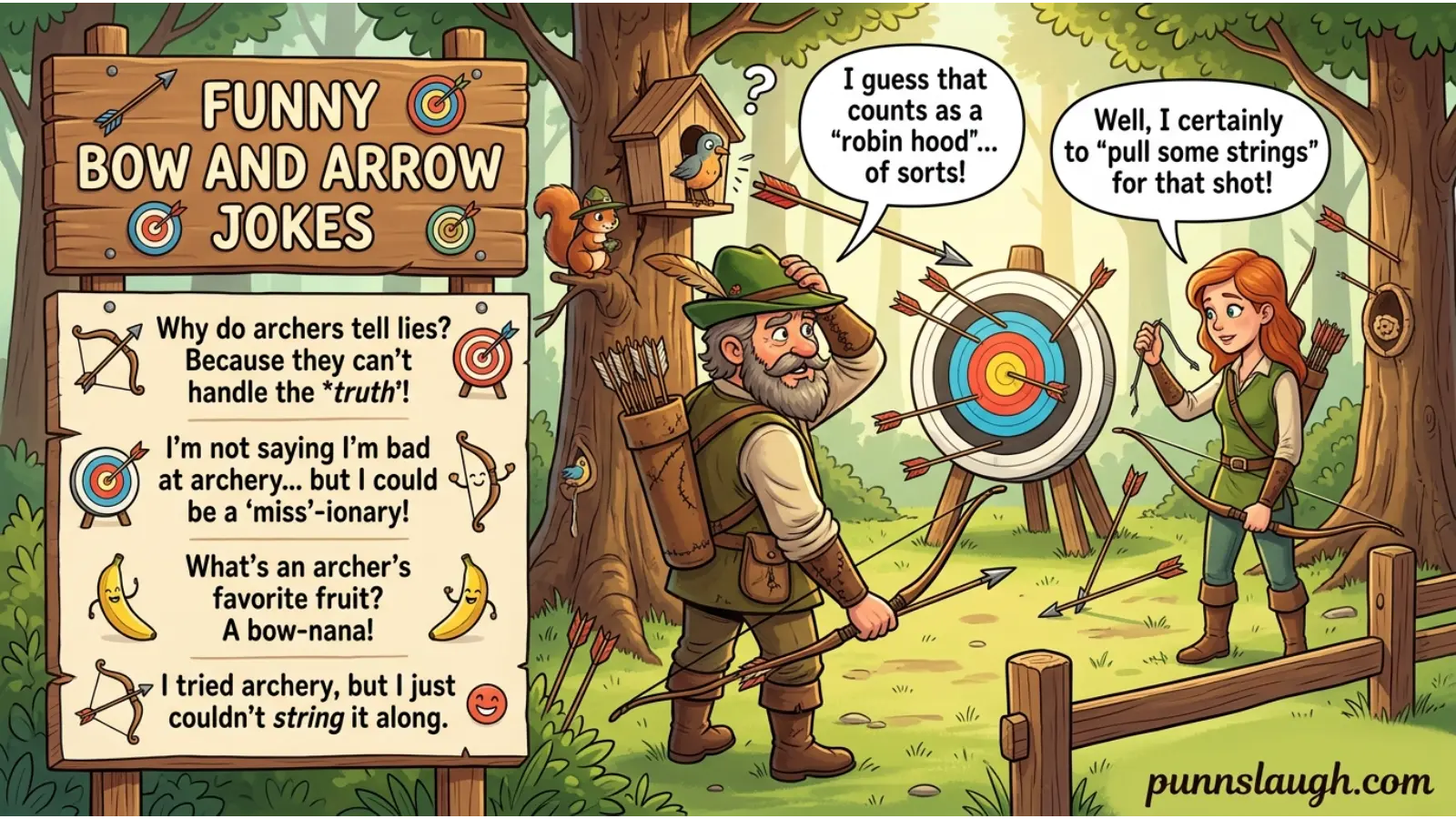 Funny Bow and Arrow Jokes