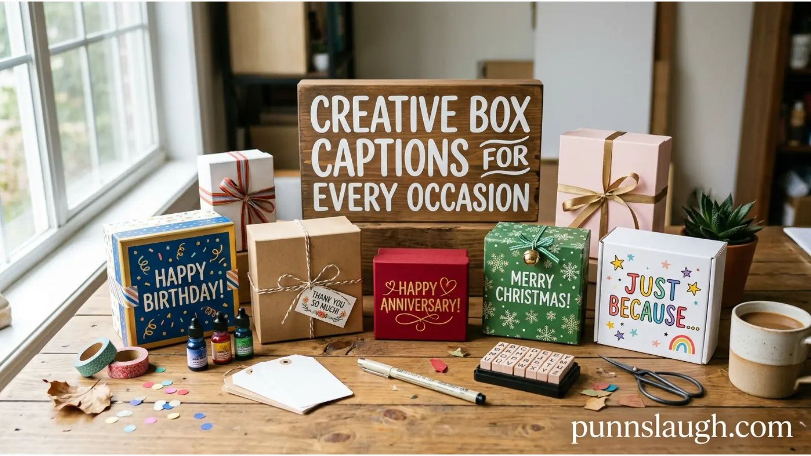 Creative Box Captions for Every Occasion.