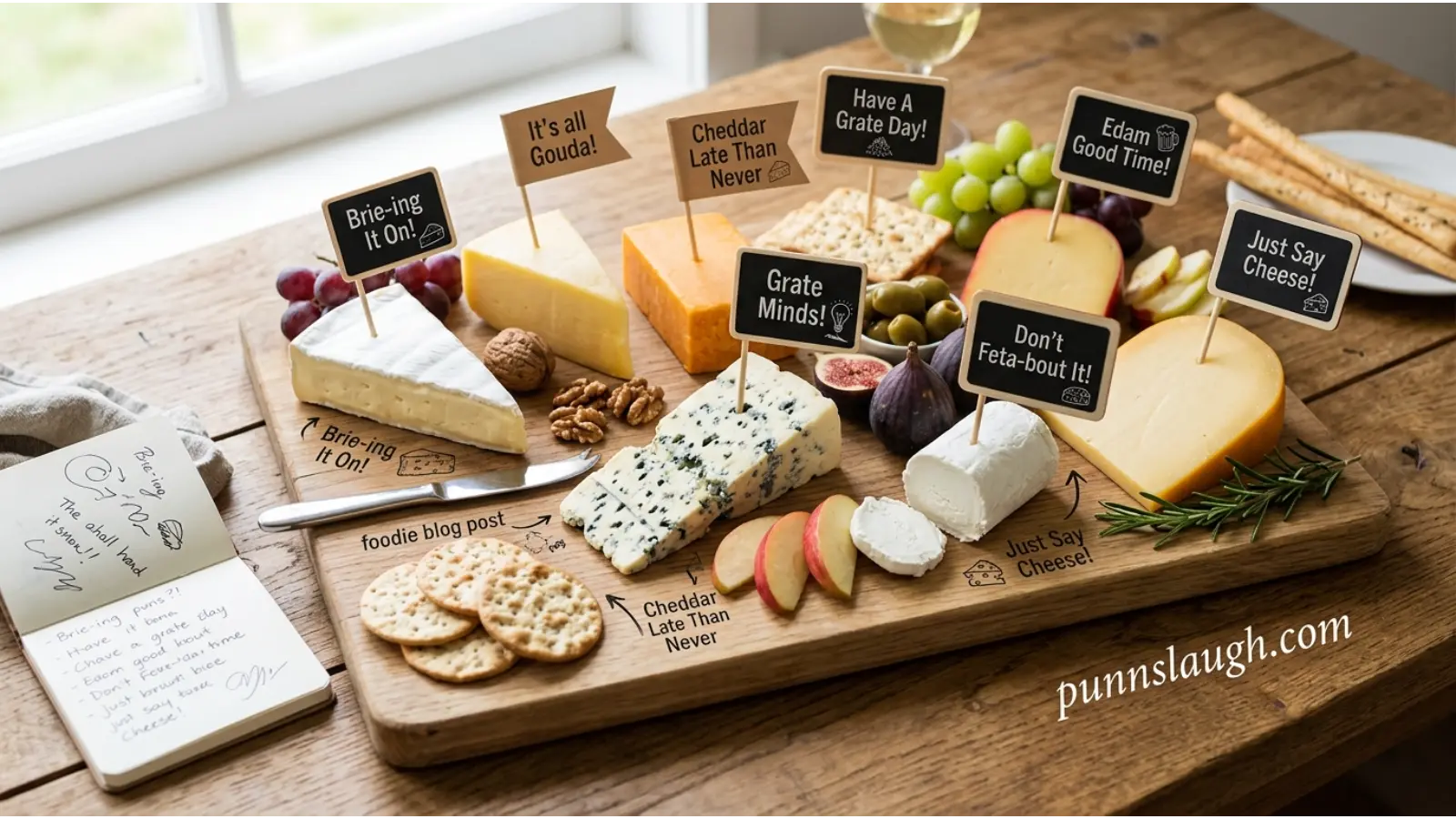 Cheese Types and Food Wordplay Ideas