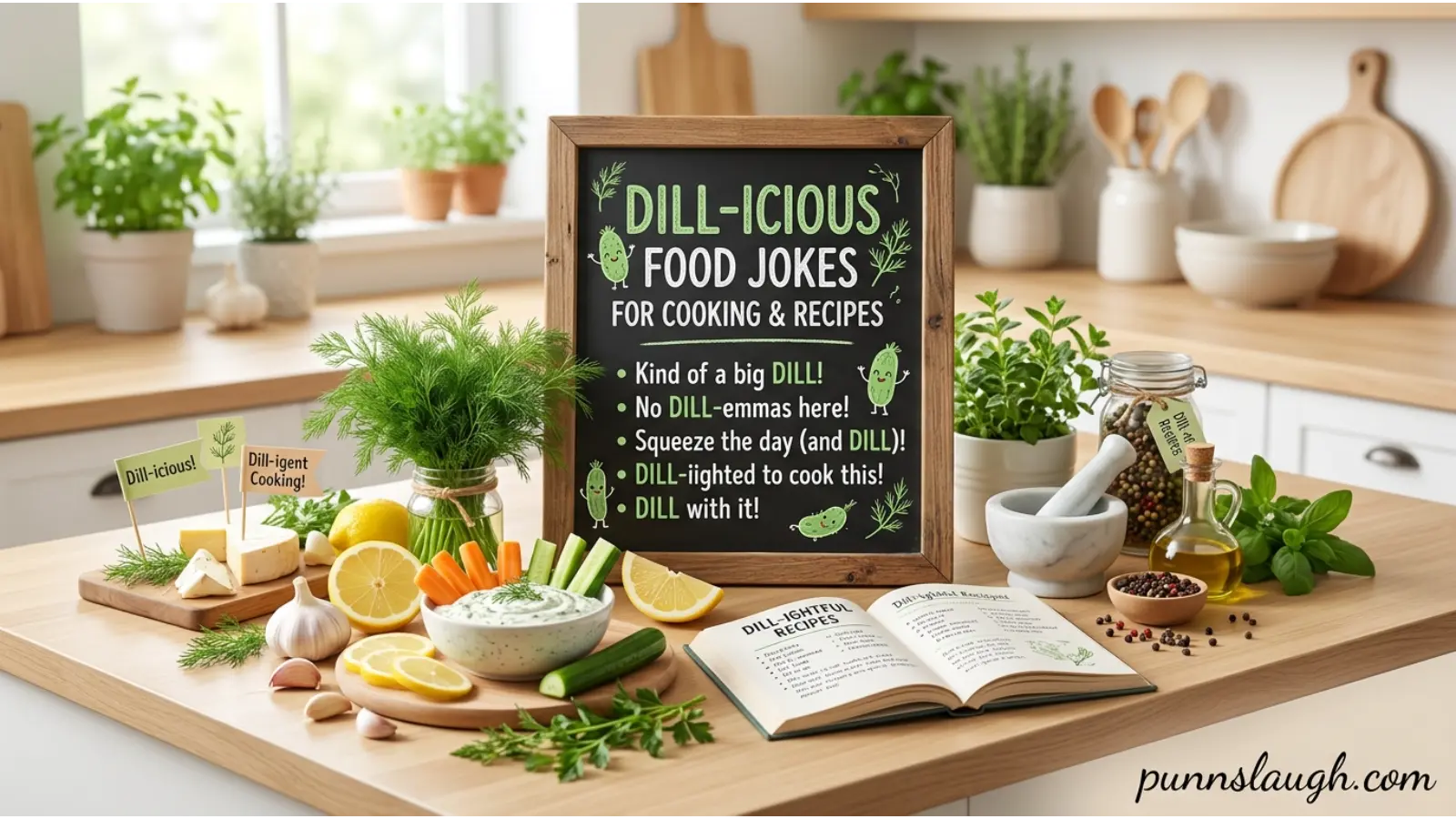 Dill Food Jokes for Cooking and Recipes