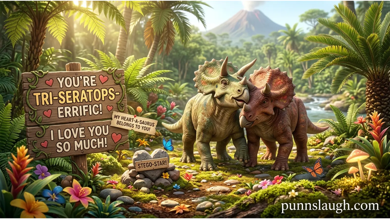 Dinosaur Love Puns Funny Cute
