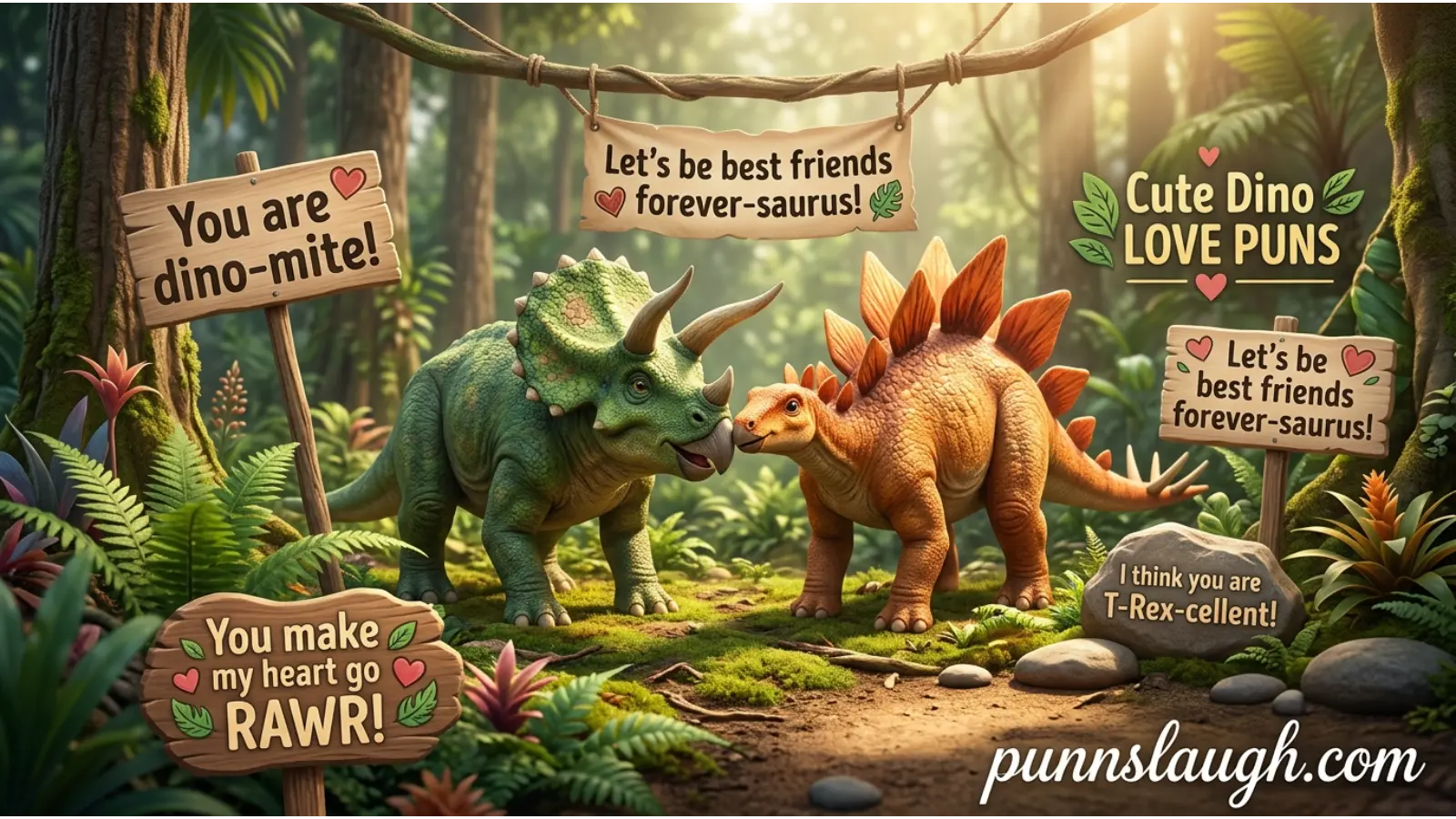Cute Dino Love Puns for Sweet Couples