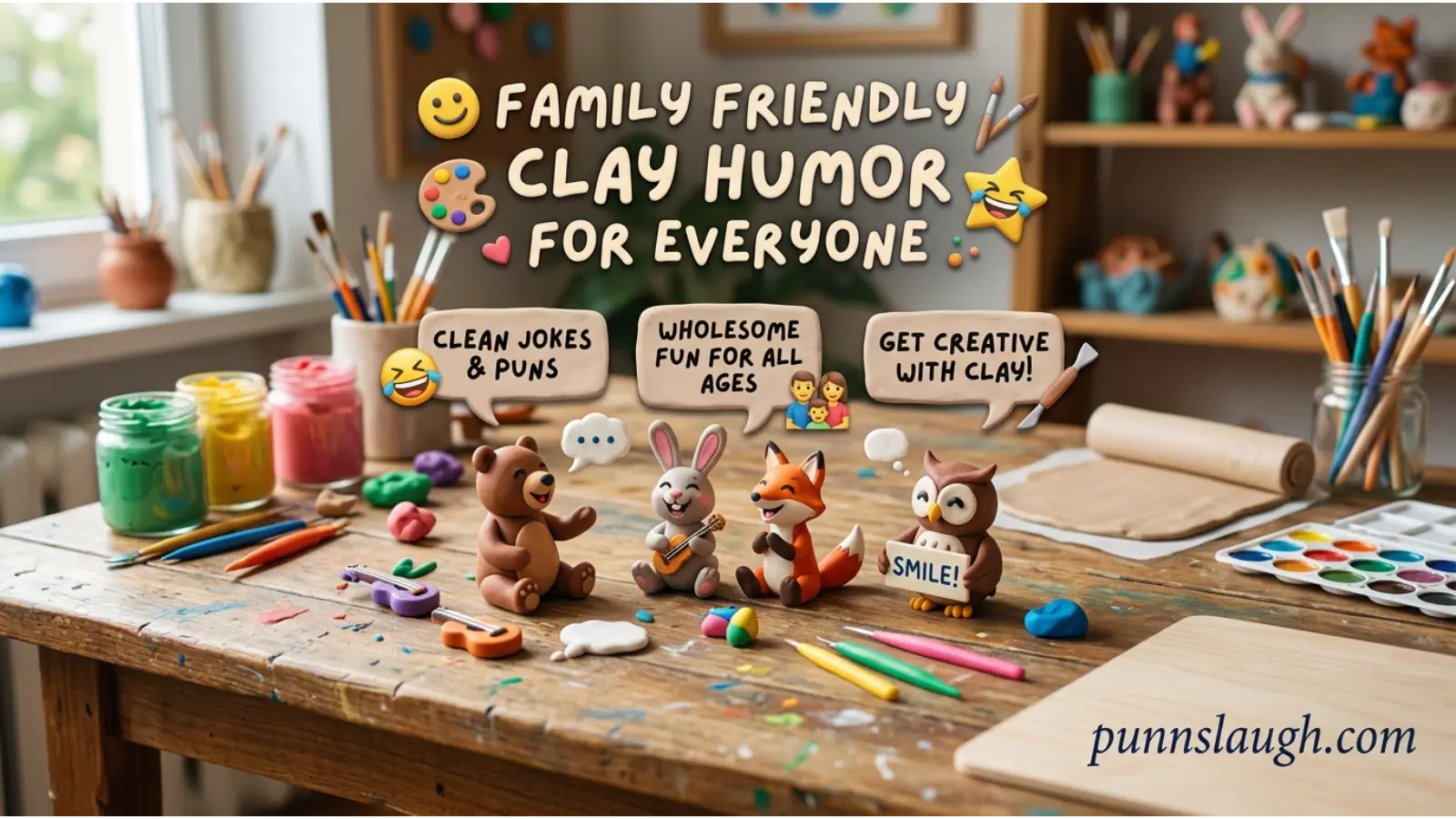 Family Friendly Clay Humor For Everyone