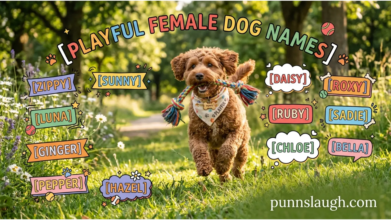 Playful Female Dog Names