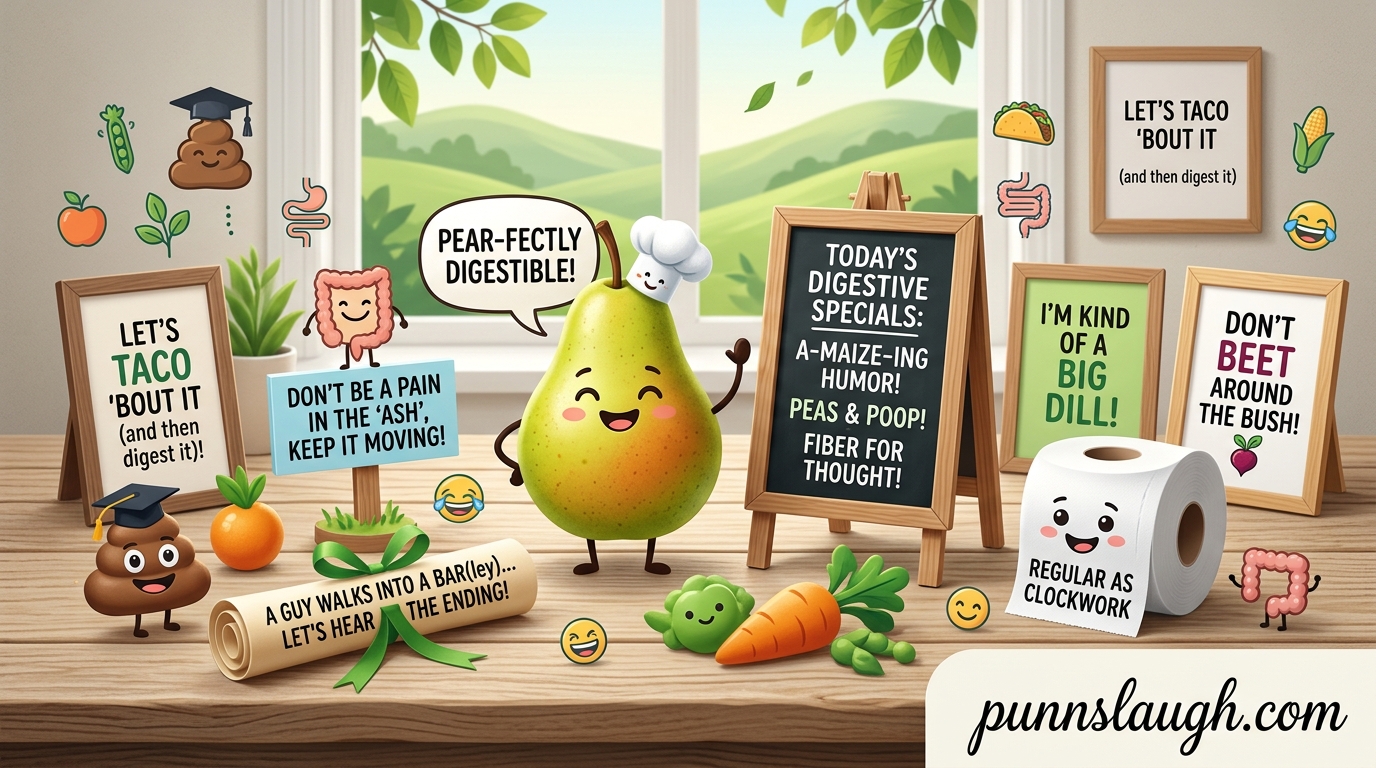 Food Poop Puns And Digestion Humor