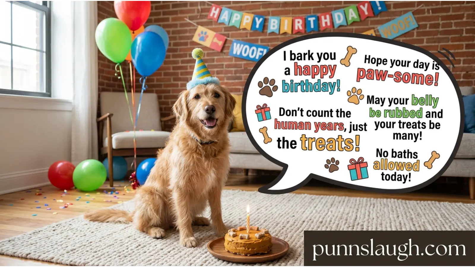 Funny Dog Birthday Wishes
