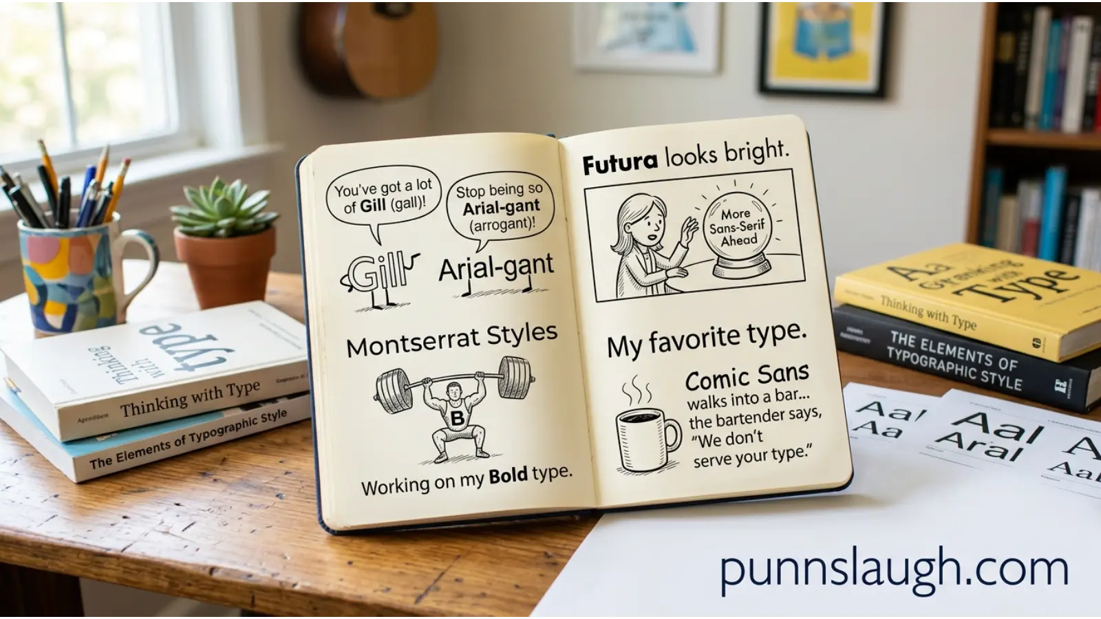 Funny Sans Double Entendres and Wordplay Styles