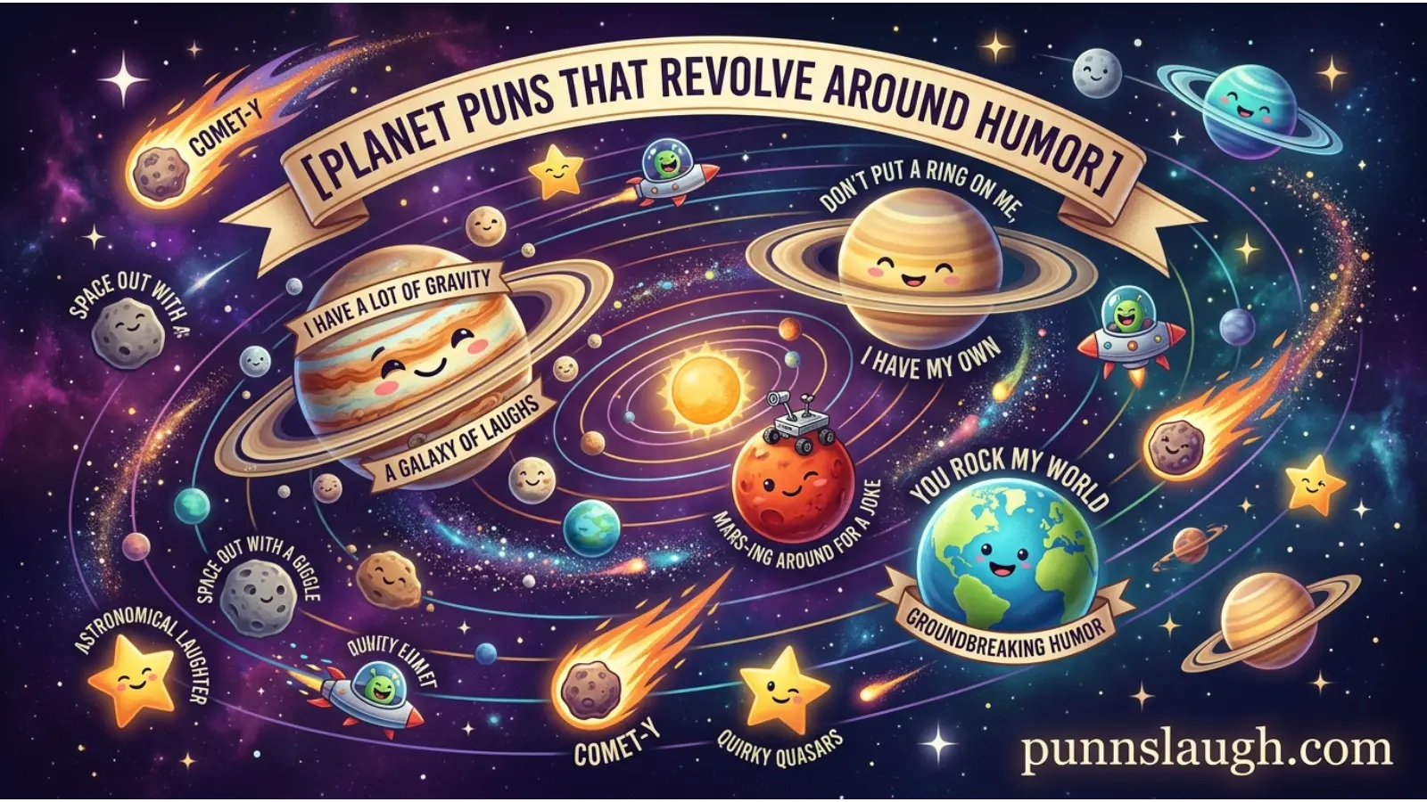 Planet Puns That Revolve Around Humor