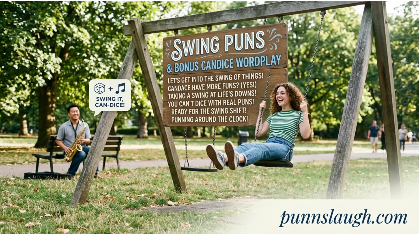 Swing Puns and Bonus Candice Name Wordplay