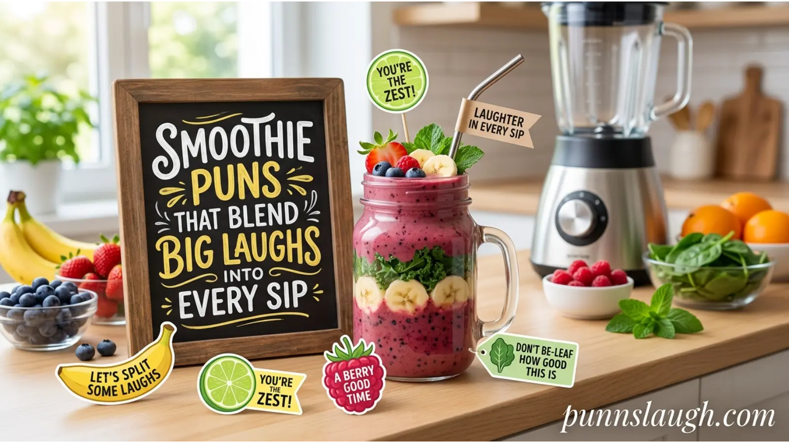 Smoothie Puns That Blend Big Laughs Into Every Sip