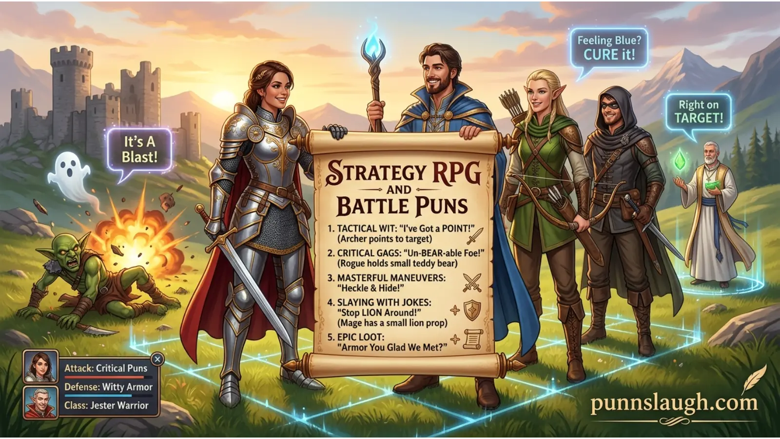 Strategy RPG And Battle Puns