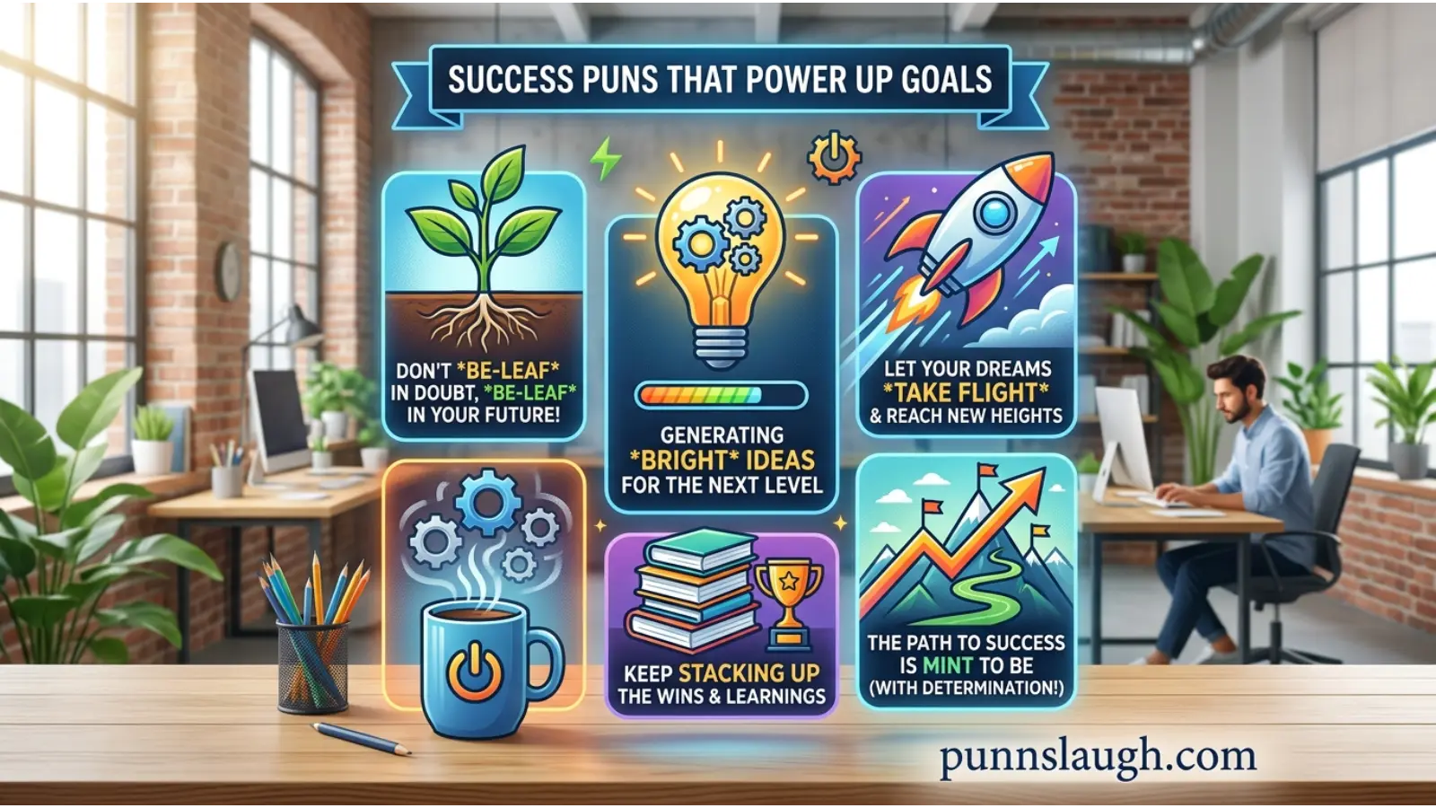 Success Puns That Power Up Goals
