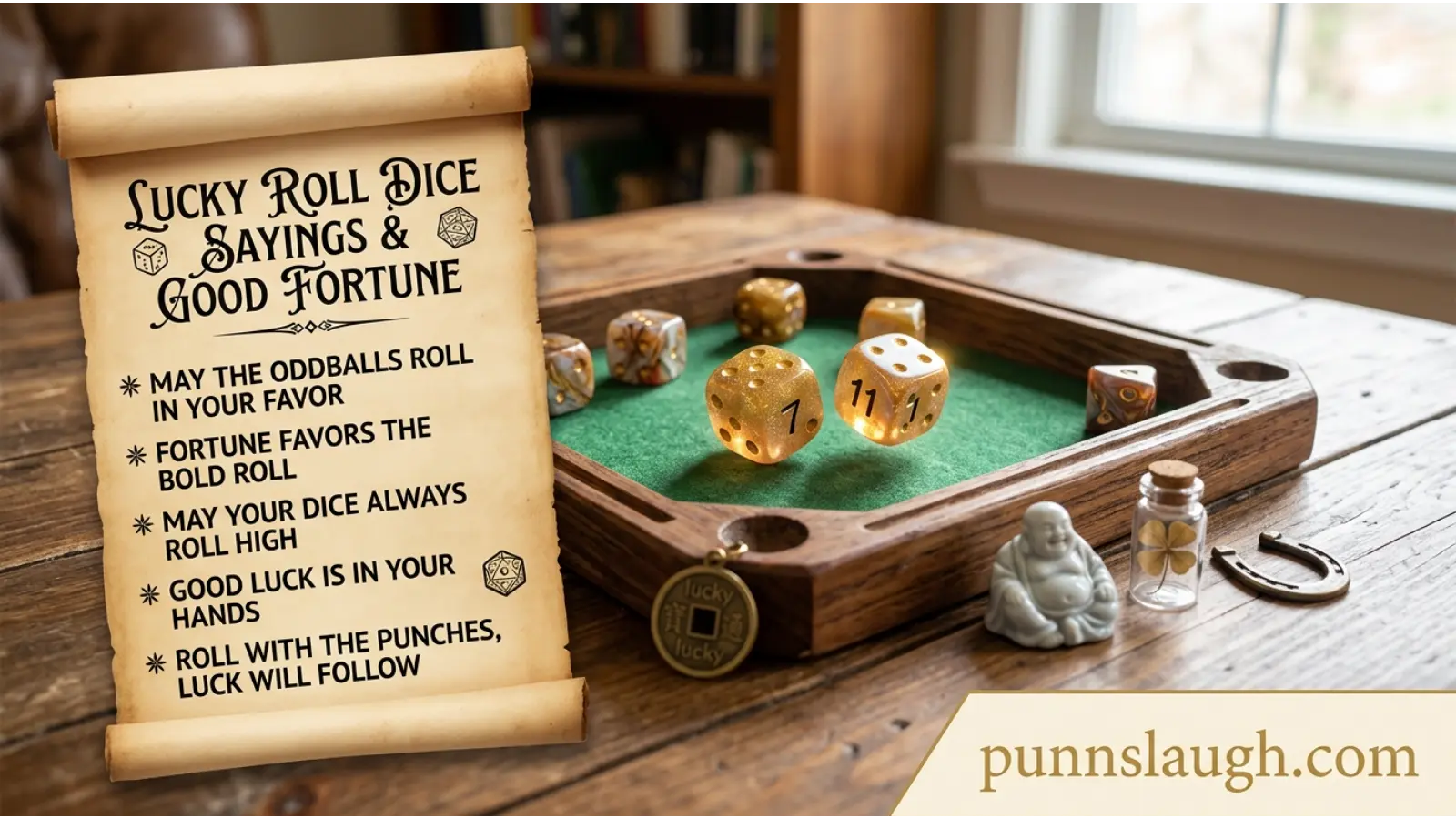 Lucky Roll Dice Sayings and Good Fortune