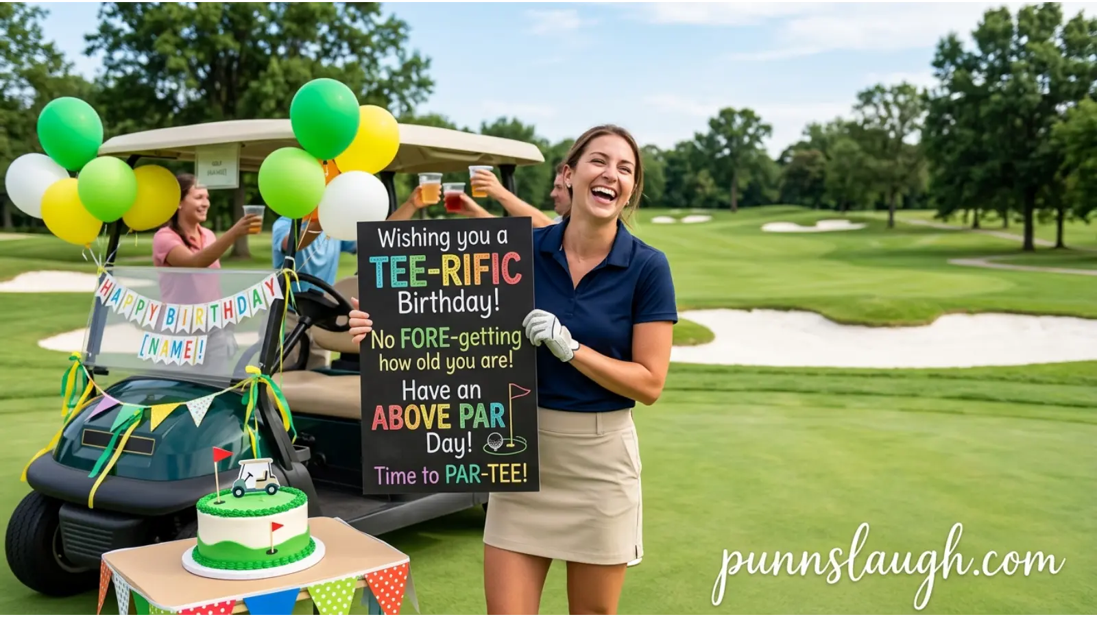Silly and Share Worthy Golf Birthday Wordplay