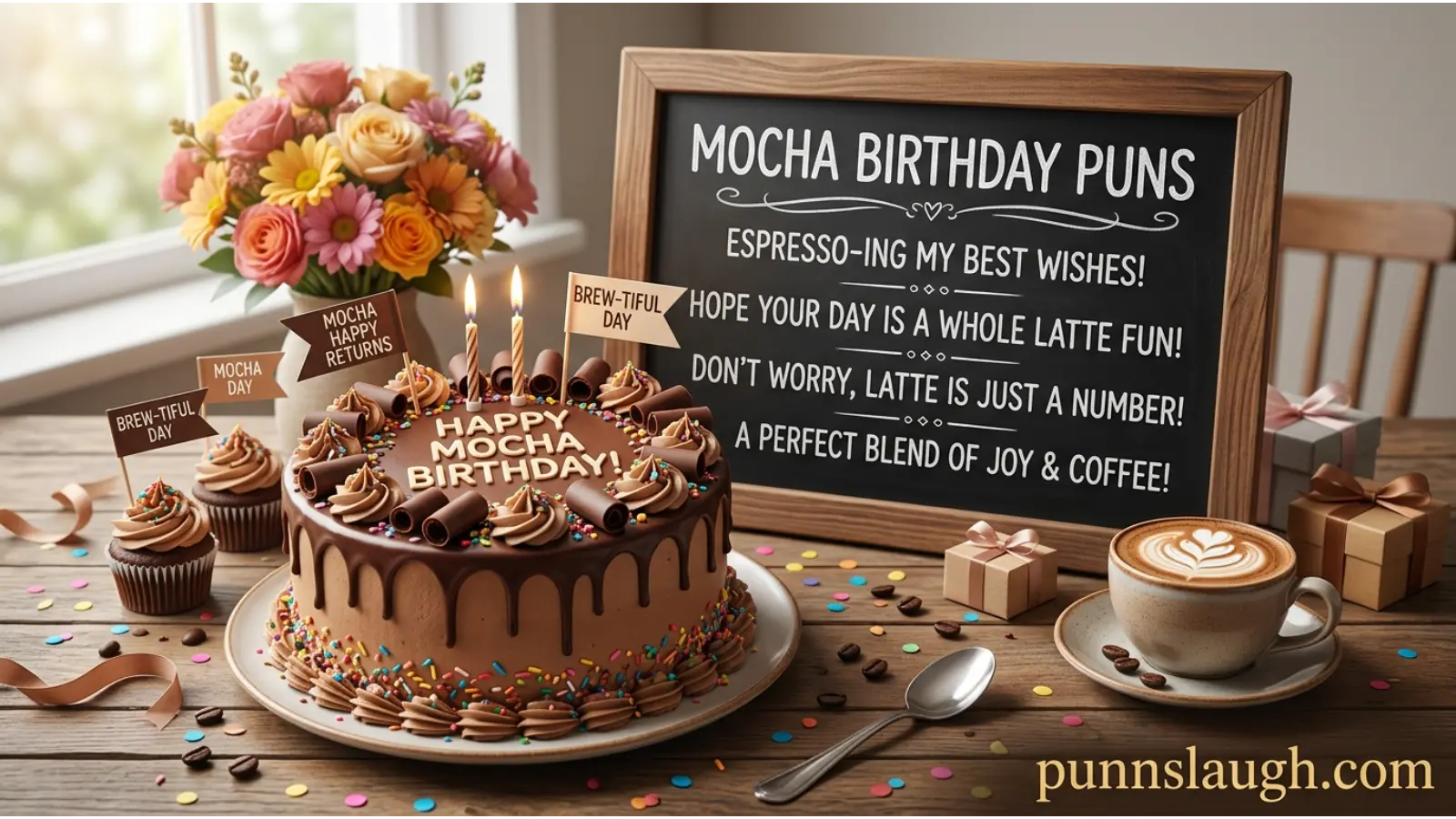 Mocha Birthday Puns for Happy Celebrations