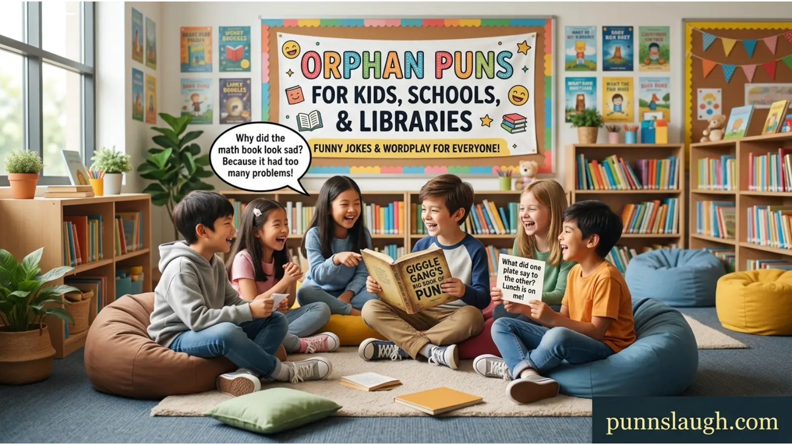 Orphan Puns For Kids, Schools, And Libraries