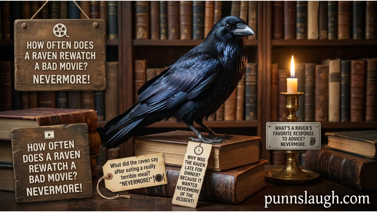 The Raven Puns That Always Say Nevermore