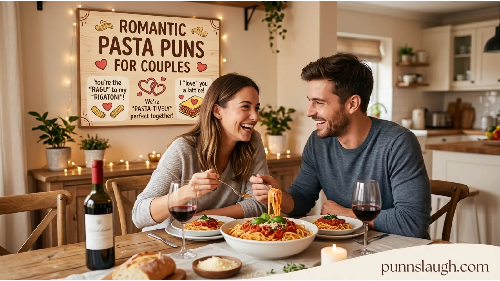 Romantic Pasta Puns for Couples