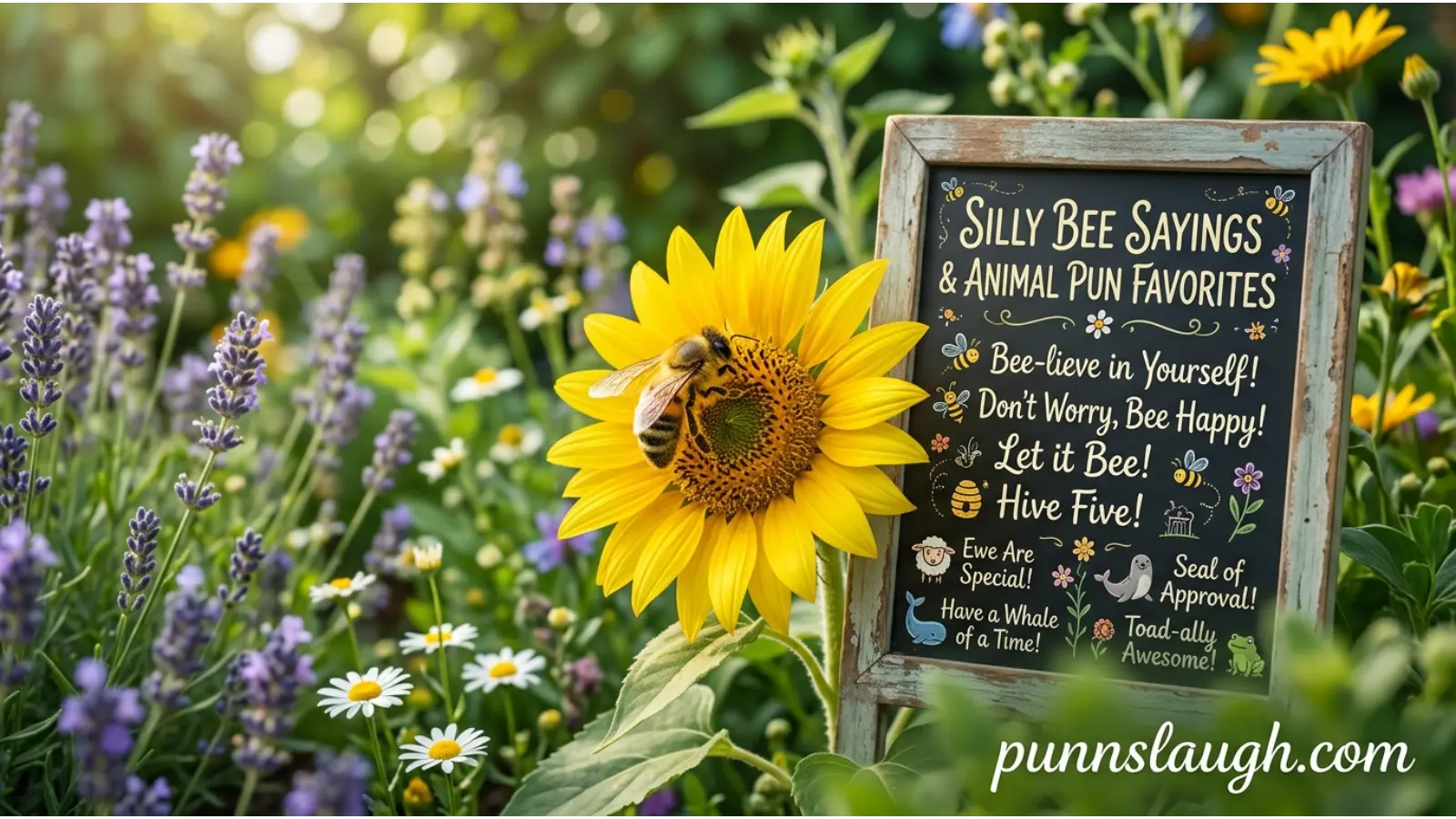 Silly Bee Sayings and Animal Pun Favorites