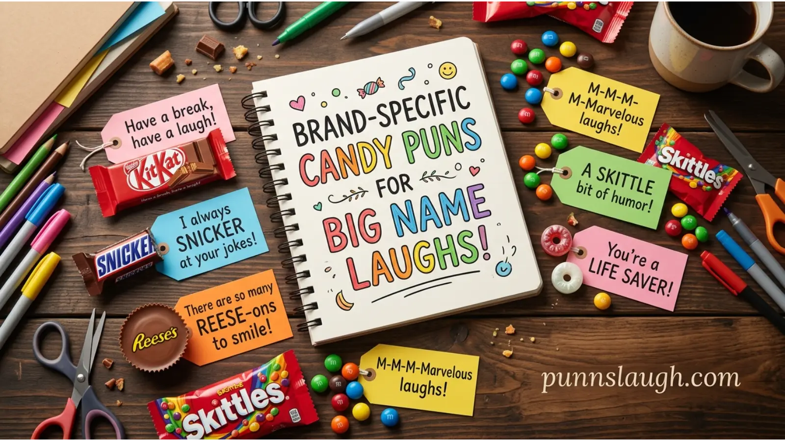 Brand Specific Candy Puns for Big Name Laughs