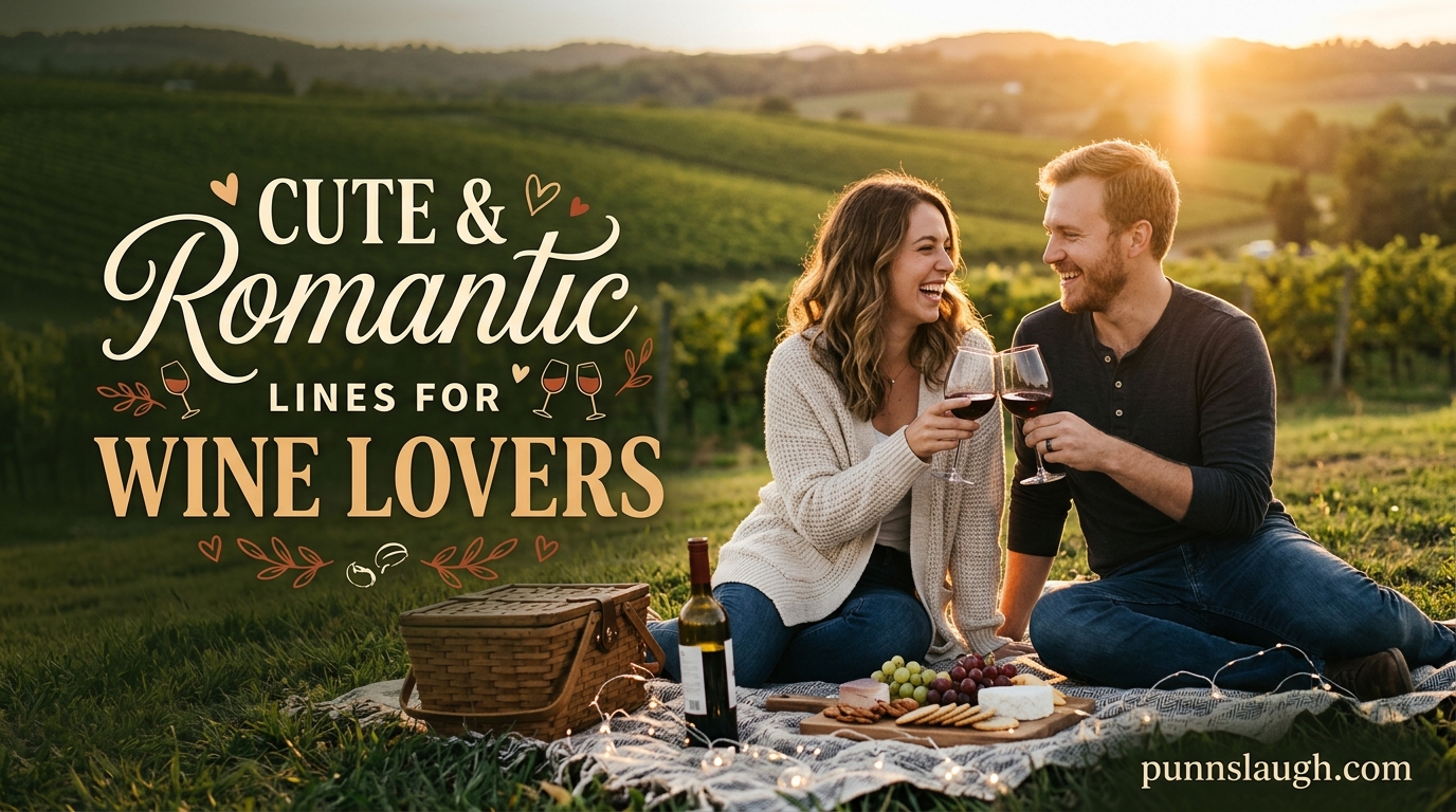 Cute and Romantic Lines for Wine Lovers