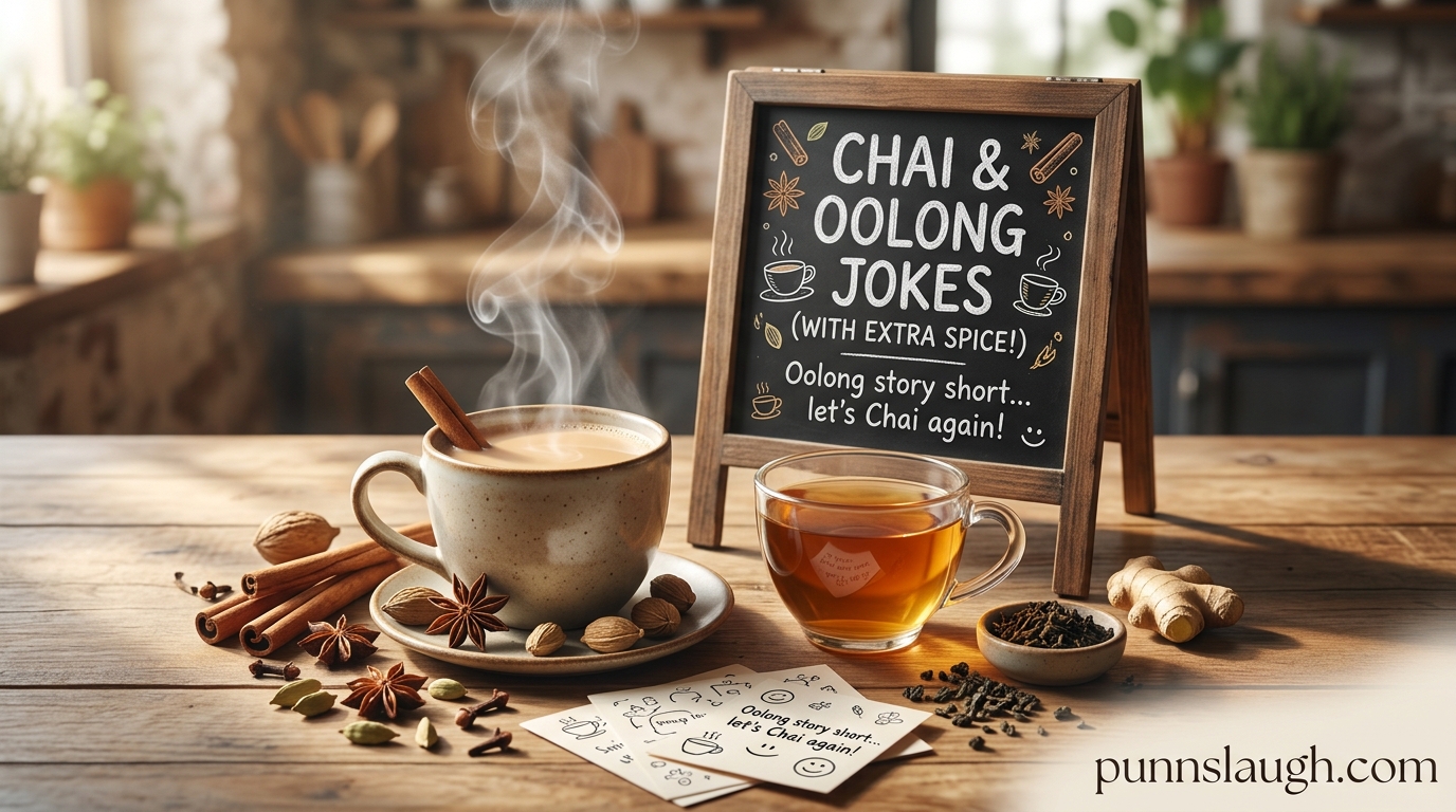 Chai and Oolong Jokes with Spice