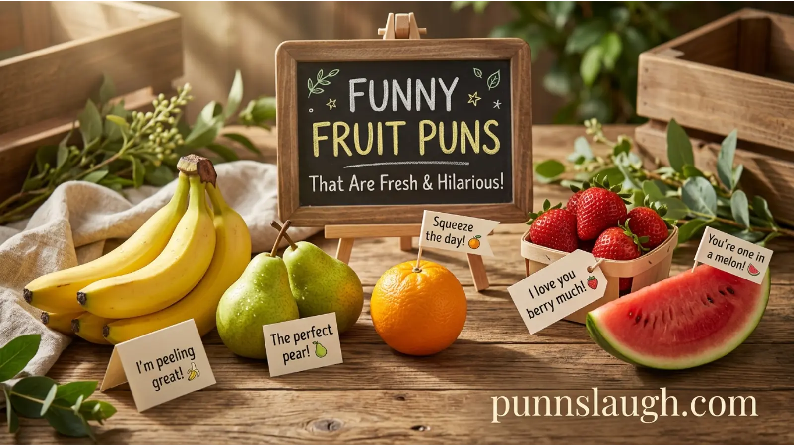 Funny Fruit Puns That Are Fresh and Hilarious