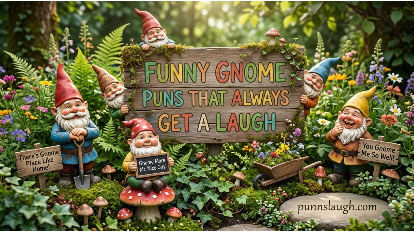 Funny Gnome Puns That Always Get a Laugh