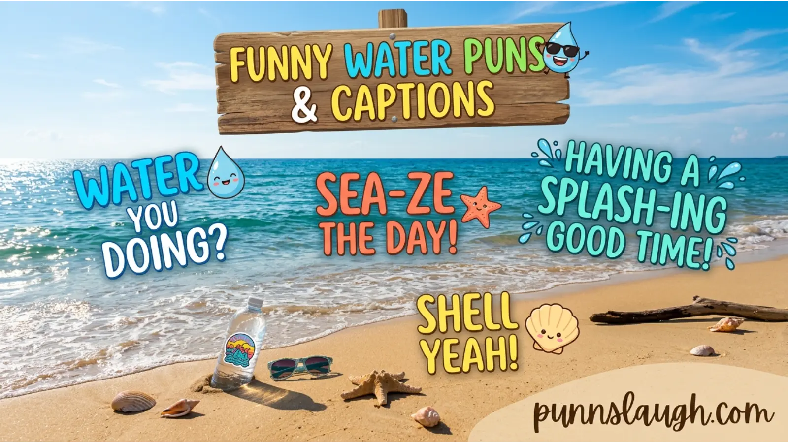 Funny Water Puns and Captions