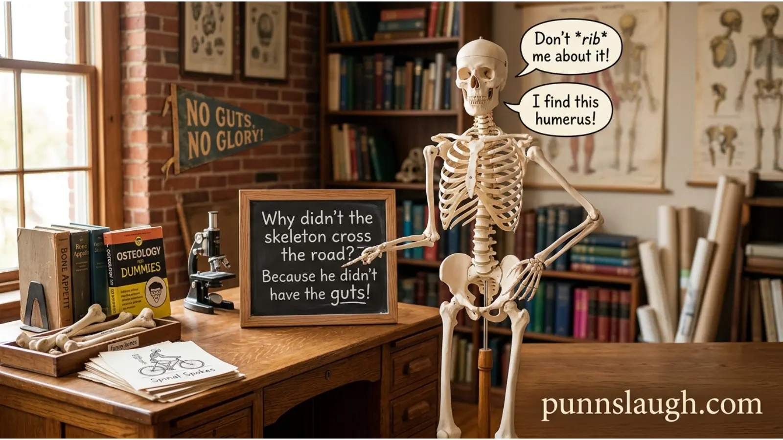 Anatomy Humor and Skeletal System Puns