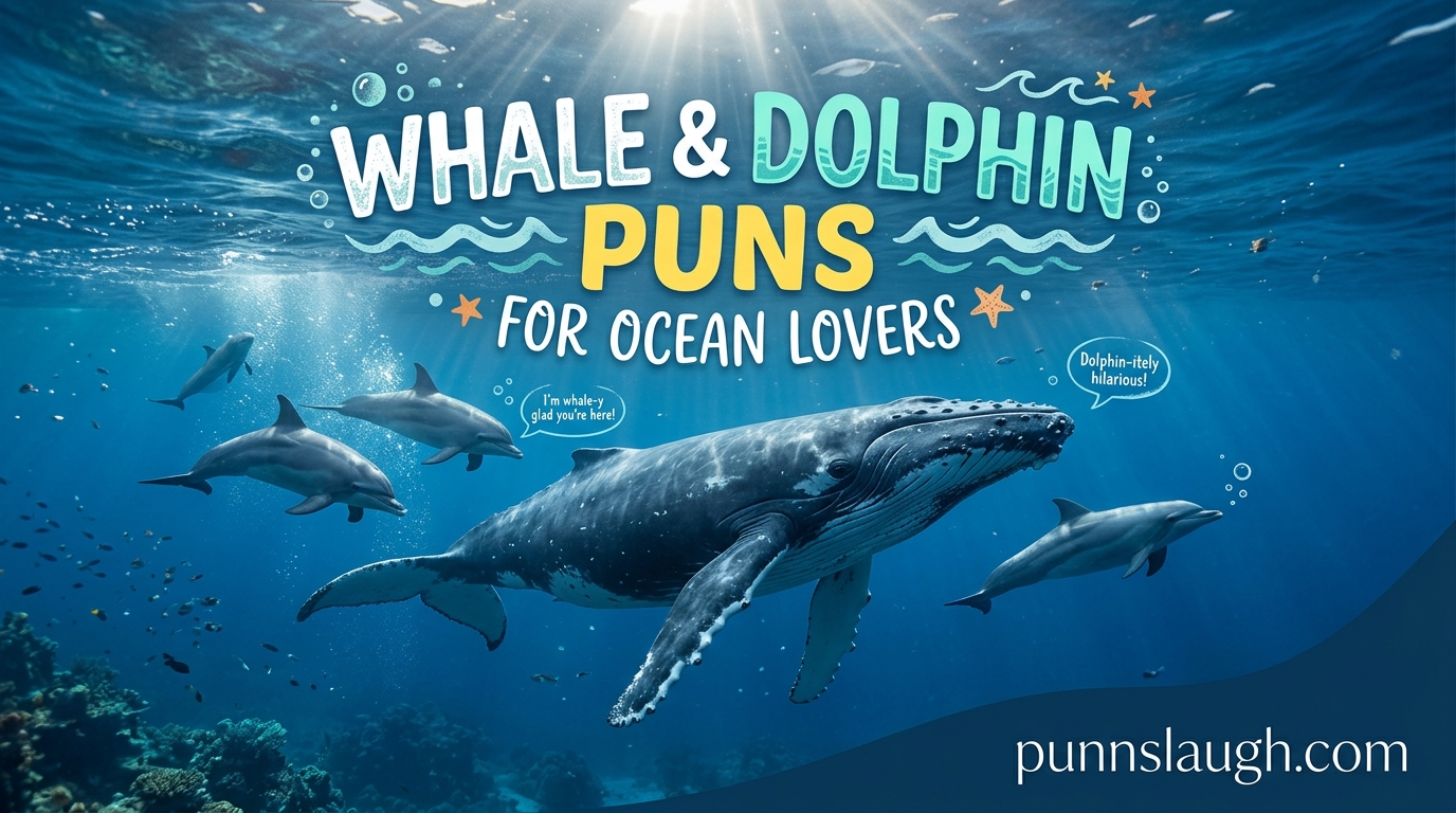 Whale and Dolphin Puns for Ocean Lovers