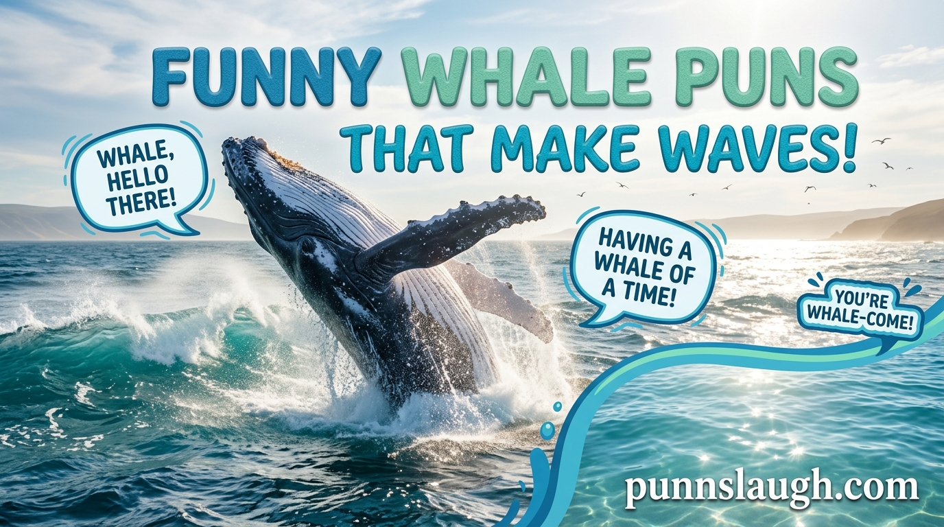 Funny Whale Puns That Make Waves