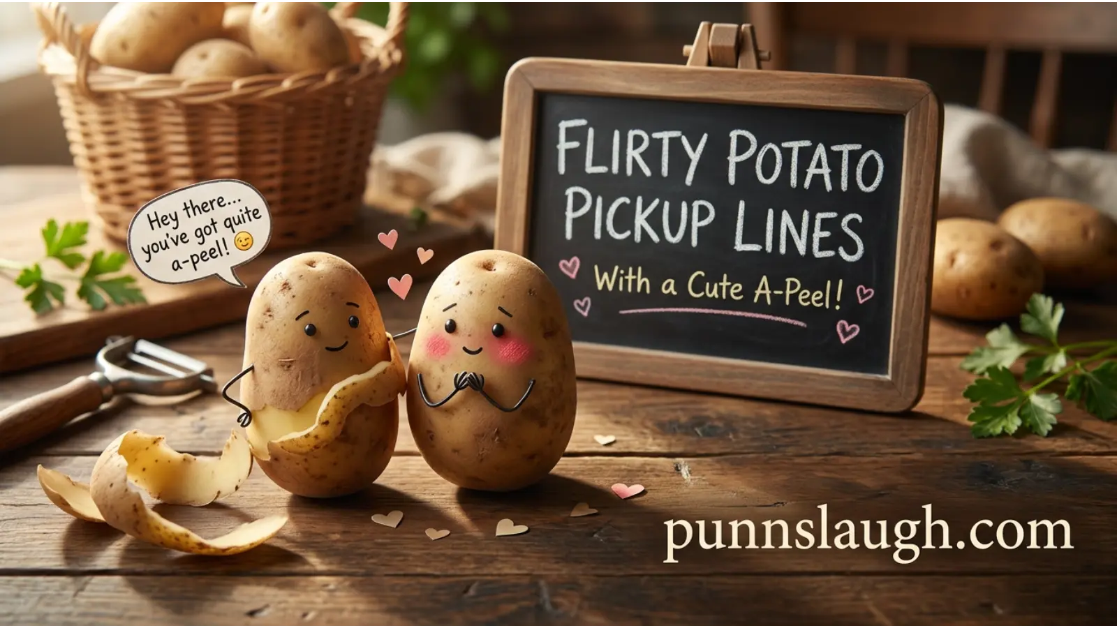 Flirty Potato Pickup Lines With a Cute A Peel